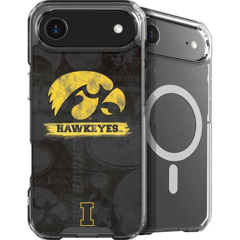 University of Iowa Hawkeyes Distressed Logo iPhone 17 Air MagSafe Case