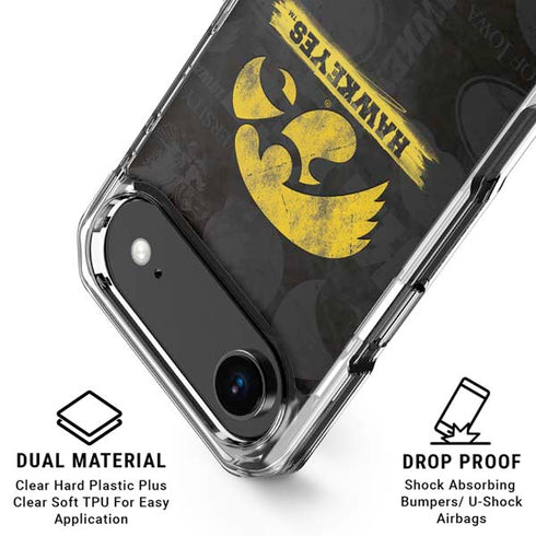 University of Iowa Hawkeyes Distressed Logo iPhone 17 Air MagSafe Case