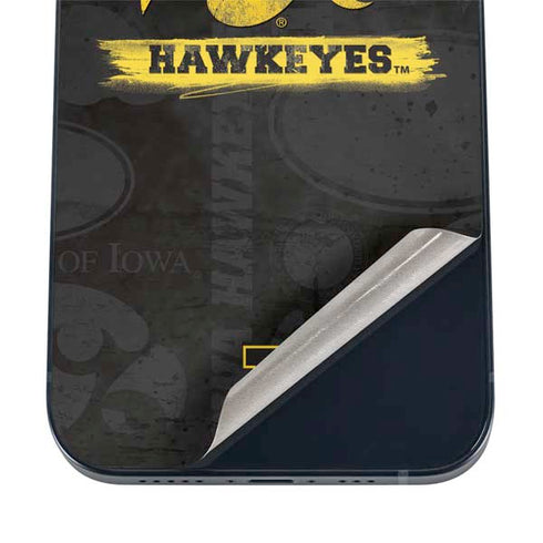 University of Iowa Hawkeyes Distressed Logo iPhone 17 Air Skin