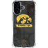 University of Iowa Hawkeyes Distressed Logo iPhone 17 Clear Case