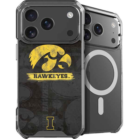 University of Iowa Hawkeyes Distressed Logo iPhone 18 Pro MagSafe Case