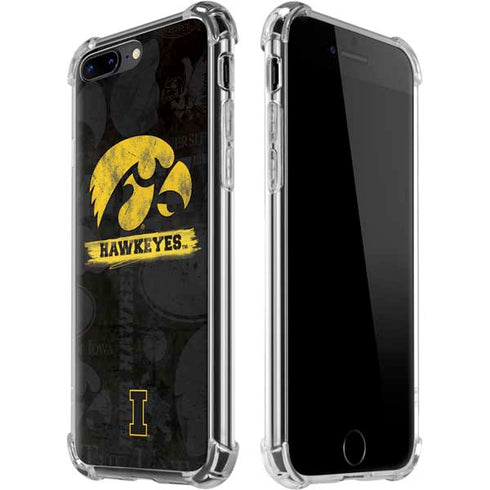 University of Iowa Hawkeyes Distressed Logo iPhone Cases