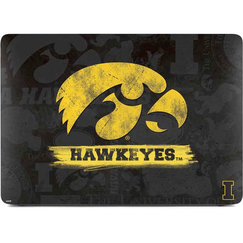 University of Iowa Hawkeyes Distressed Logo Apple MacBook Air Skin