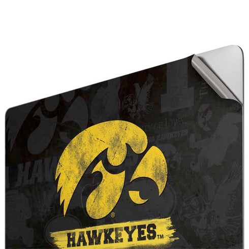 University of Iowa Hawkeyes Distressed Logo Apple MacBook Pro 16-inch Skin