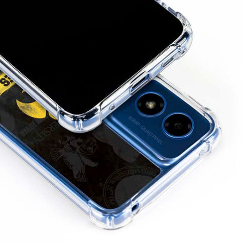University of Iowa Hawkeyes Distressed Logo Moto G 5G (2024) Clear Case