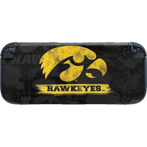 University of Iowa Hawkeyes Distressed Logo Nintendo Switch 2 (2025) with Joy-Con Skin
