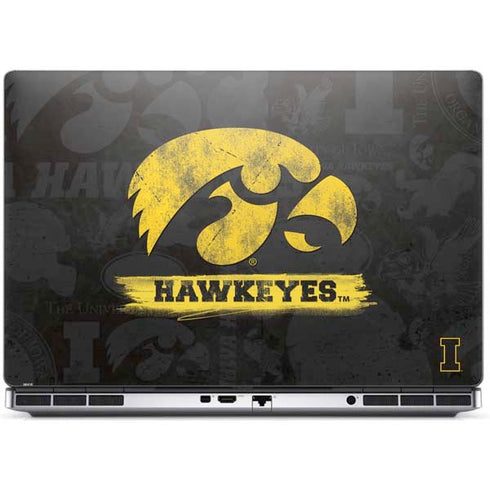 University of Iowa Hawkeyes Distressed Logo Dell Precision Skin