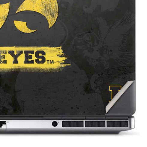 University of Iowa Hawkeyes Distressed Logo Dell Precision Skin