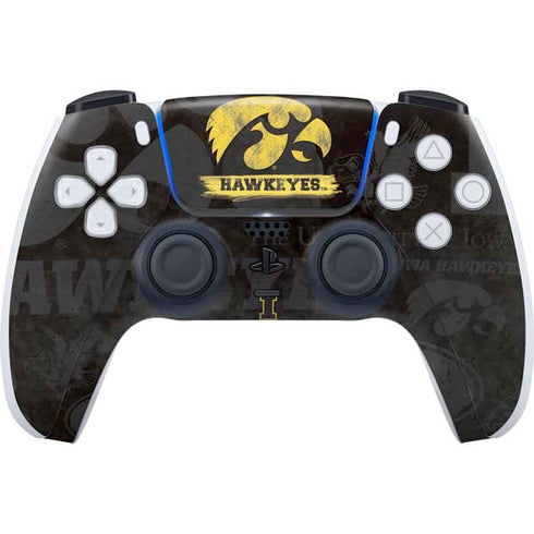 University of Iowa Hawkeyes Distressed Logo PlayStation PS5 Skins