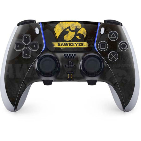 University of Iowa Hawkeyes Distressed Logo PlayStation PS5 Skins