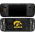 University of Iowa Hawkeyes Distressed Logo Steam Deck Handheld Gaming Computer Skin