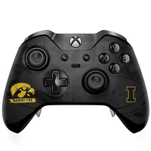University of Iowa Hawkeyes Distressed Logo Xbox One Skins