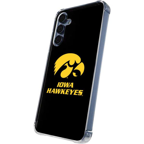 University of Iowa Hawkeyes Galaxy A55 5G Clear Case