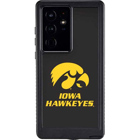 University of Iowa Hawkeyes Galaxy S24 Ultra Waterproof Case