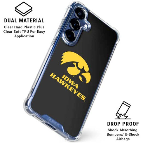 University of Iowa Hawkeyes Galaxy S25 Clear Case