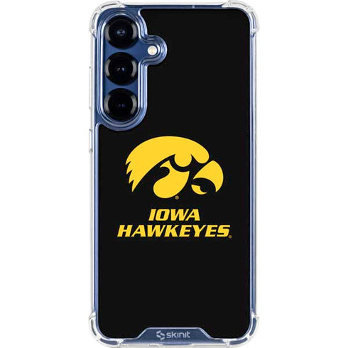 University of Iowa Hawkeyes Galaxy S25 FE Clear Case