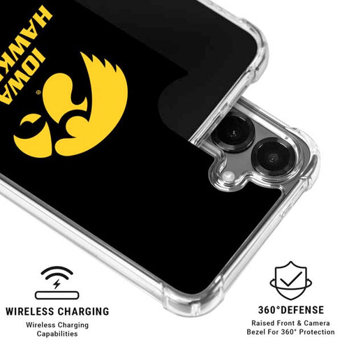 University of Iowa Hawkeyes Galaxy S26 Clear Case