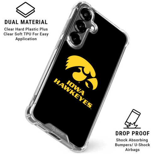University of Iowa Hawkeyes Galaxy S26 Plus Clear Case