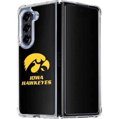 University of Iowa Hawkeyes Galaxy Z Fold5 5G Clear Case