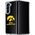 University of Iowa Hawkeyes Galaxy Z Fold5 5G Clear Case