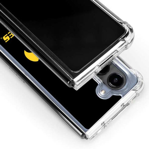 University of Iowa Hawkeyes Galaxy Z Fold5 5G Clear Case