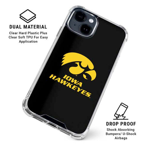 University of Iowa Hawkeyes iPhone 15 Clear Case