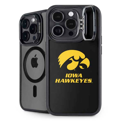 University of Iowa Hawkeyes iPhone 15 Pro Kickstand Case