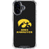 University of Iowa Hawkeyes iPhone 16 Clear Case