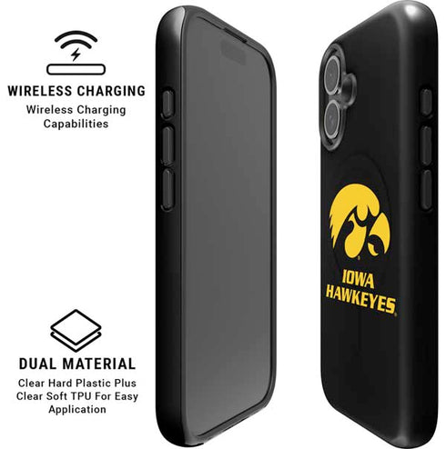 University of Iowa Hawkeyes iPhone 16 Magsafe Impact Case