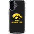 University of Iowa Hawkeyes iPhone 16 Plus Clear Case