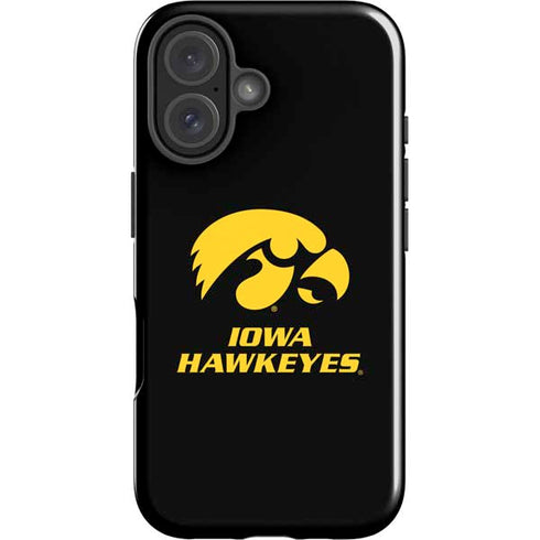 University of Iowa Hawkeyes iPhone 16 Plus Impact Case