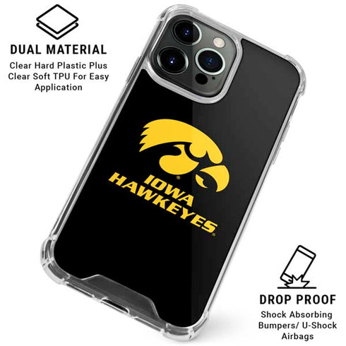 University of Iowa Hawkeyes iPhone 16 Pro Clear Case