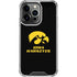 University of Iowa Hawkeyes iPhone 16 Pro Max Clear Case