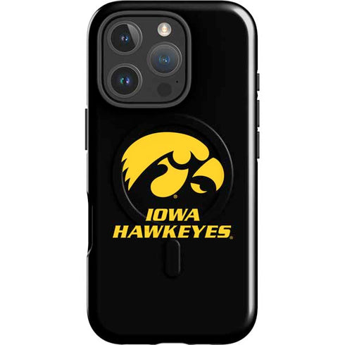 University of Iowa Hawkeyes iPhone 16 Pro Max Magsafe Impact Case