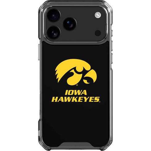 University of Iowa Hawkeyes iPhone 17 Pro Max Clear Case