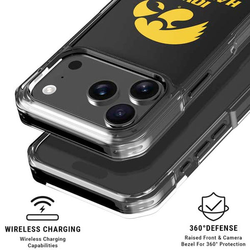 University of Iowa Hawkeyes iPhone 17 Pro Max Clear Case