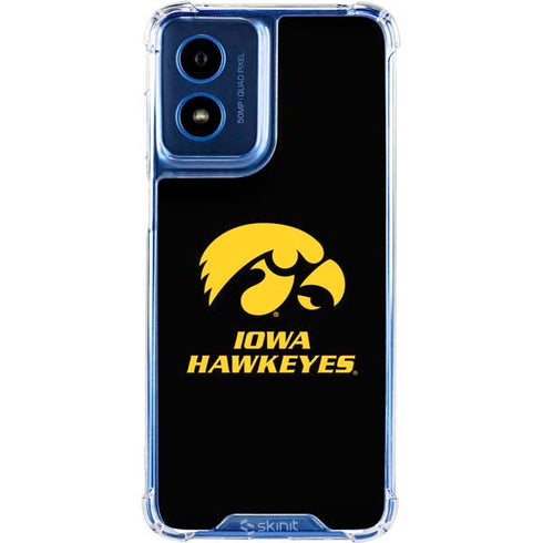 University of Iowa Hawkeyes Moto G 5G (2024) Clear Case