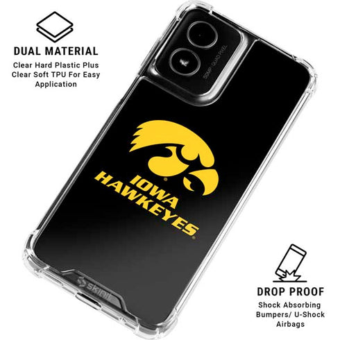 University of Iowa Hawkeyes Moto G Power 5G (2024) Clear Case