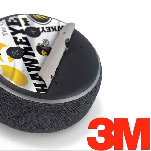 University of Iowa Hawkeyes Pattern Amazon Echo Dot Skin