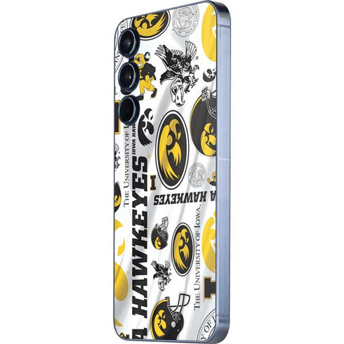 University of Iowa Hawkeyes Pattern Galaxy A55 5G Skin
