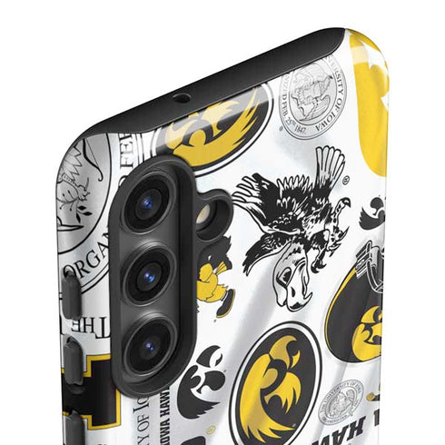 University of Iowa Hawkeyes Pattern Galaxy S25 Impact Case