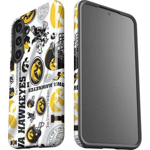 University of Iowa Hawkeyes Pattern Galaxy S25 Impact Case