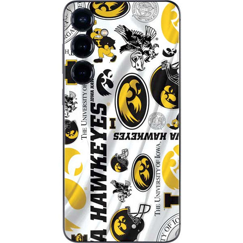 University of Iowa Hawkeyes Pattern Galaxy S24 Plus Skin