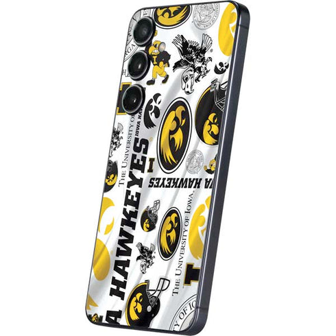 University of Iowa Hawkeyes Pattern Galaxy S24 Plus Skin