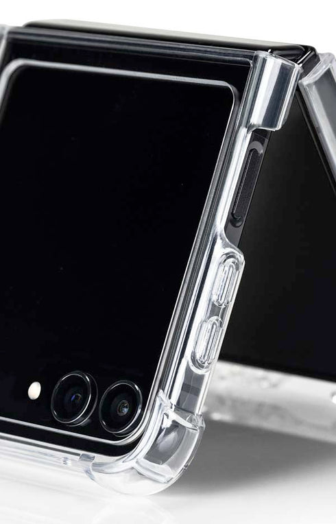 University of Iowa Hawkeyes Pattern Galaxy Z Flip7 Clear Case