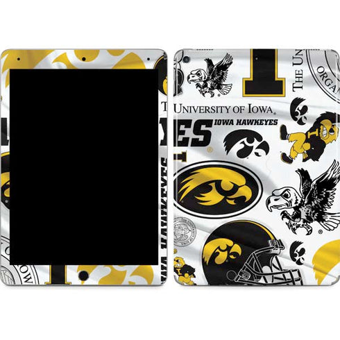 University of Iowa Hawkeyes Pattern iPad Skins