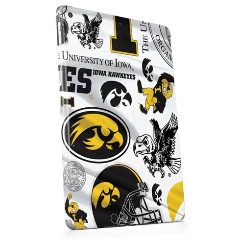 University of Iowa Hawkeyes Pattern Apple iPad Skin