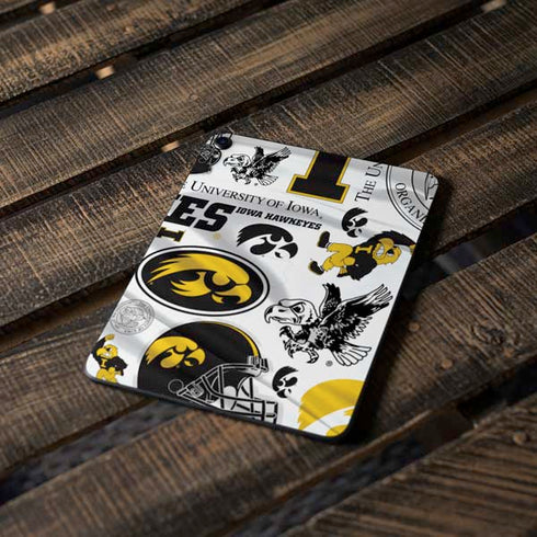 University of Iowa Hawkeyes Pattern Apple iPad Pro Skin