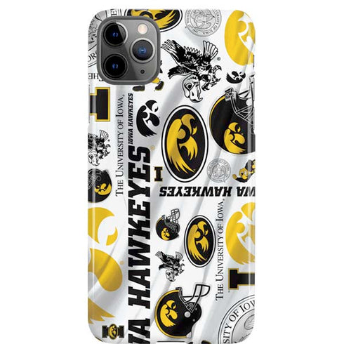 University of Iowa Hawkeyes Pattern iPhone Cases