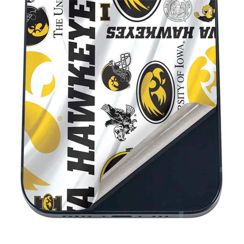 University of Iowa Hawkeyes Pattern iPhone 16 Skin
